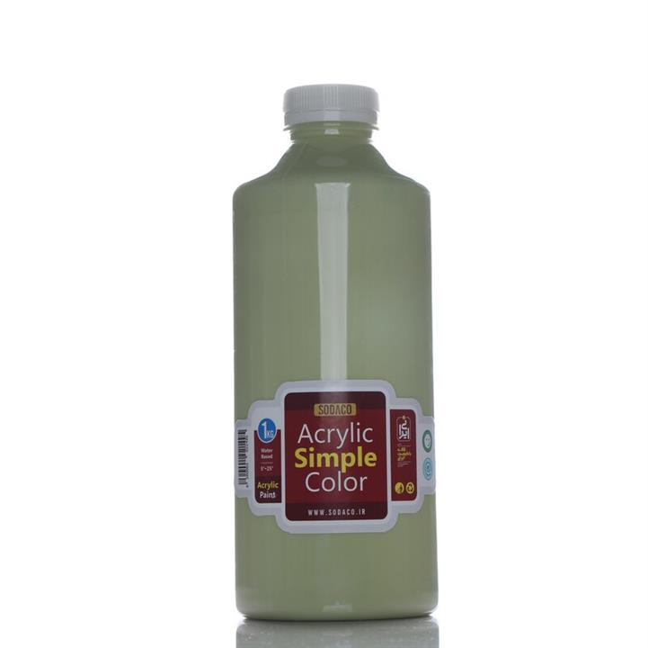 رنگ اکریلیک ساده 1 کیلوییسدری کد acrylic simple 5357